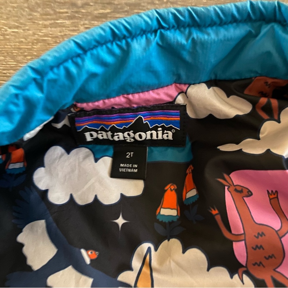 Patagonia Kids Teal Nano Puff Jacket